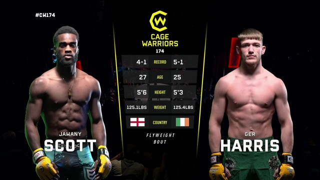 Cage Warriors 174 - Jawany Scott vs Ger Harris - July 19, 2024