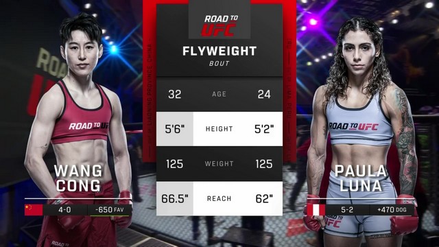 Road to UFC - Cong Wang vs Paula Luna - May 17, 2024