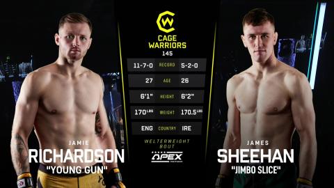 CW 145 - James Sheehan vs Jamie Richardson - Nov 04, 2022