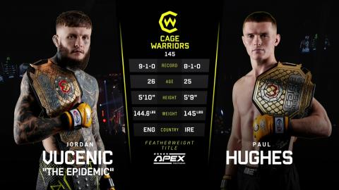 CW 145 - Paul Hughes vs Jordan Vucenic - Nov 04, 2022