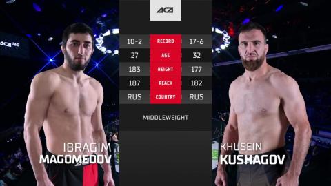 ACA 160 - Ibragim Magomedov vs Husein Kushagov - July 20, 2023