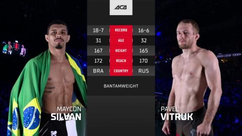 ACA 160 - Pavel Vitruk vs Maycon Silvan - July 20, 2023