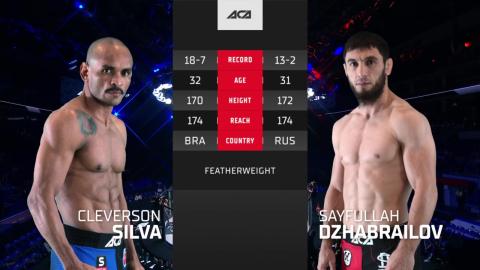 ACA 160 - Saifulla Dzhabrailov vs Cleverson Silva - July 20, 2023