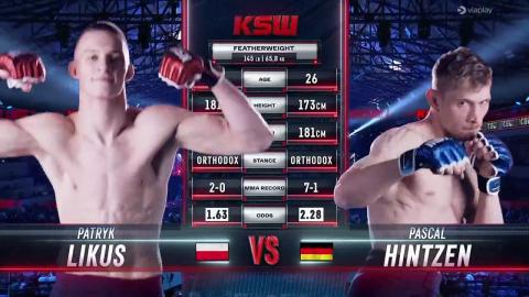 KSW 73 - Pascal Hintzen vs Patryk Likus - Aug 20, 2022