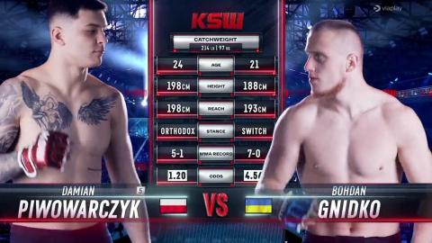 KSW 73 - Bogdan Gnidko vs Damian Piwowarczyk - Aug 20, 2022