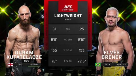 UFC on ESPN 48 - Guram Kutateladze vs Elves Brener - Jul 01, 2023