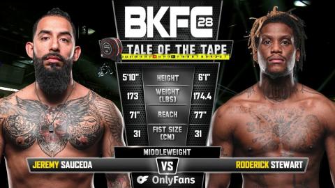 BKFC 28 - Jeremy Sauceda vs Roderick Stewart - Aug 27, 2022