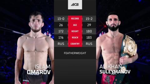 ACA 160 - Islam Omarov vs Alikhan Suleymanov - July 20, 2023