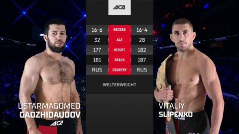 ACA 160 - U. Gadzhidaudov vs Vitaly Slipenko - July 20, 2023