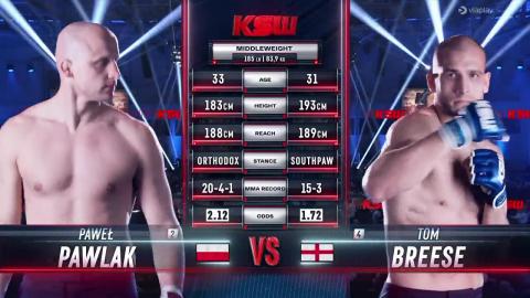 KSW 76 - Paweł Pawlak vs Tom Breese - Nov 12, 2022