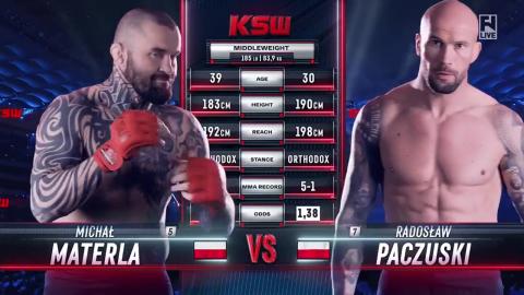 KSW 83 - Michał Materla vs Radosław Paczuski - June 2, 2023