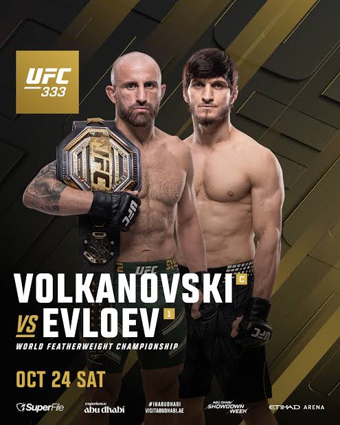 UFC 333: Volkanovski vs. Evloev