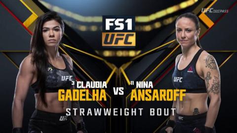 UFC 231 - Claudia Gadelha vs Nina Nunes - Dec 8, 2018