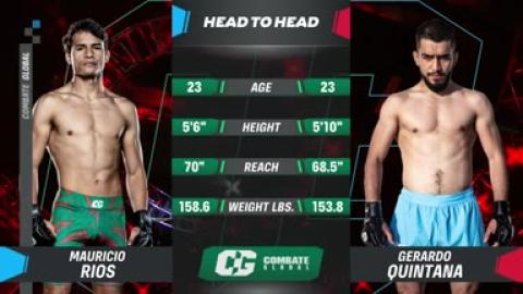 Combate Global 57 - Mauricio Rios vs Quintana Vazquez - Oct 21, 2022