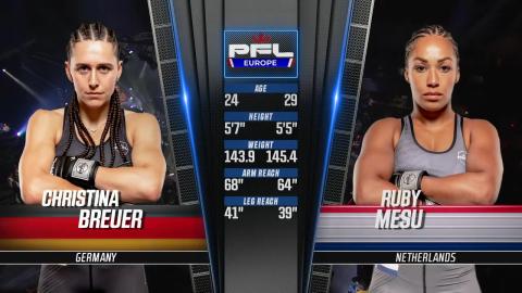 PFL Europe 2 - Christina Breuer vs Ruby Mesu - July 07, 2023