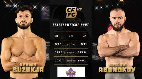 CFFC 120 - Dennis Buzukja vs Soslan Abanokov - June 16, 2023