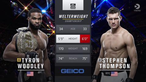 UFC 205 - Tyron Woodley vs Stephen Thompson - Nov 12, 2016