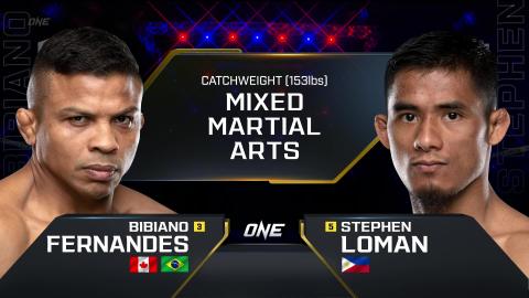 ONE on Prime Video 4 - Stephen Loman vs Bibiano Fernandes - Nov 18, 2022