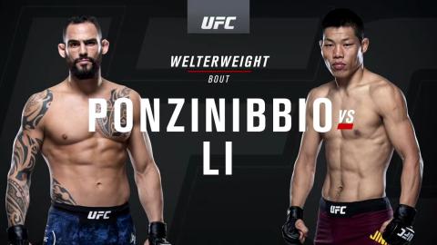 UFC on ABC 1 - Santiago Ponzinibbio vs Li Jingliang - Jan 17, 2021