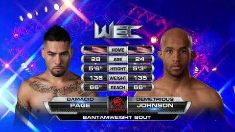 WEC 52 - Demetrious Johnson vs Damacio Page - Nov 10, 2010