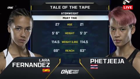 ONE Fight Night 12 - P. Lukjaoporongtom vs Lara Fernandez - July 13, 2023