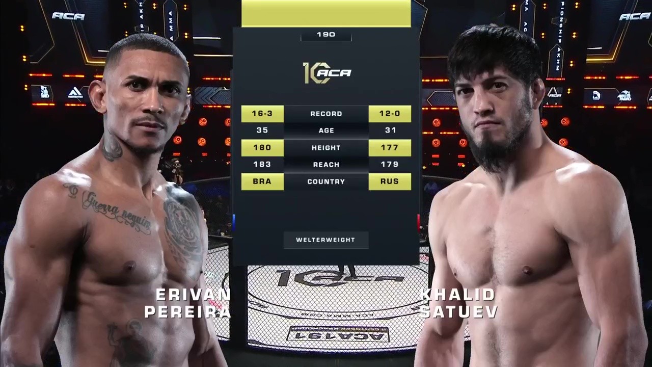 ACA 190 - Erivan Pereira vs Khalid Satuev - August 15, 2025