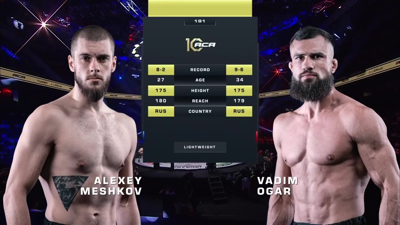 ACA 191 - Vadim Ogar vs Alexey Meshkov - September 5, 2025