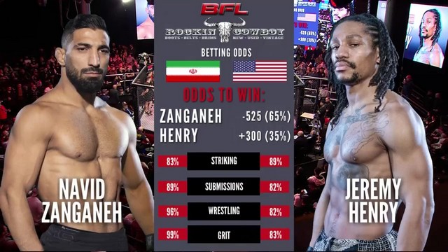 BFL 82 - Navid Zanganeh vs Jeremy Henry - January 23, 2025