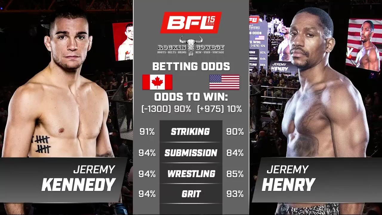 BFL 84 - Jeremy Kennedy vs Jeremy Henry - September 4, 2025