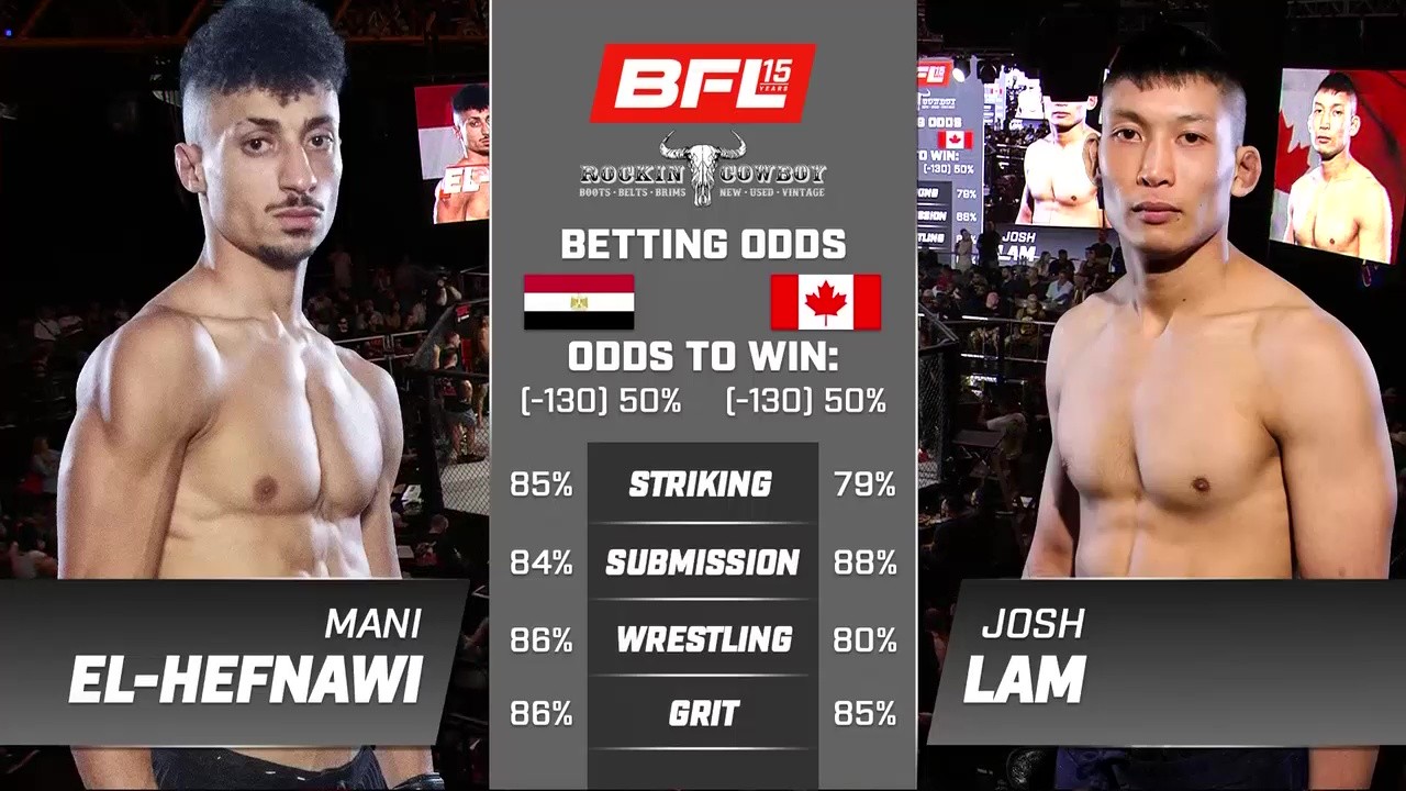 BFL 84 - Mani El-Hefnawi vs Joshua Lam - September 4, 2025