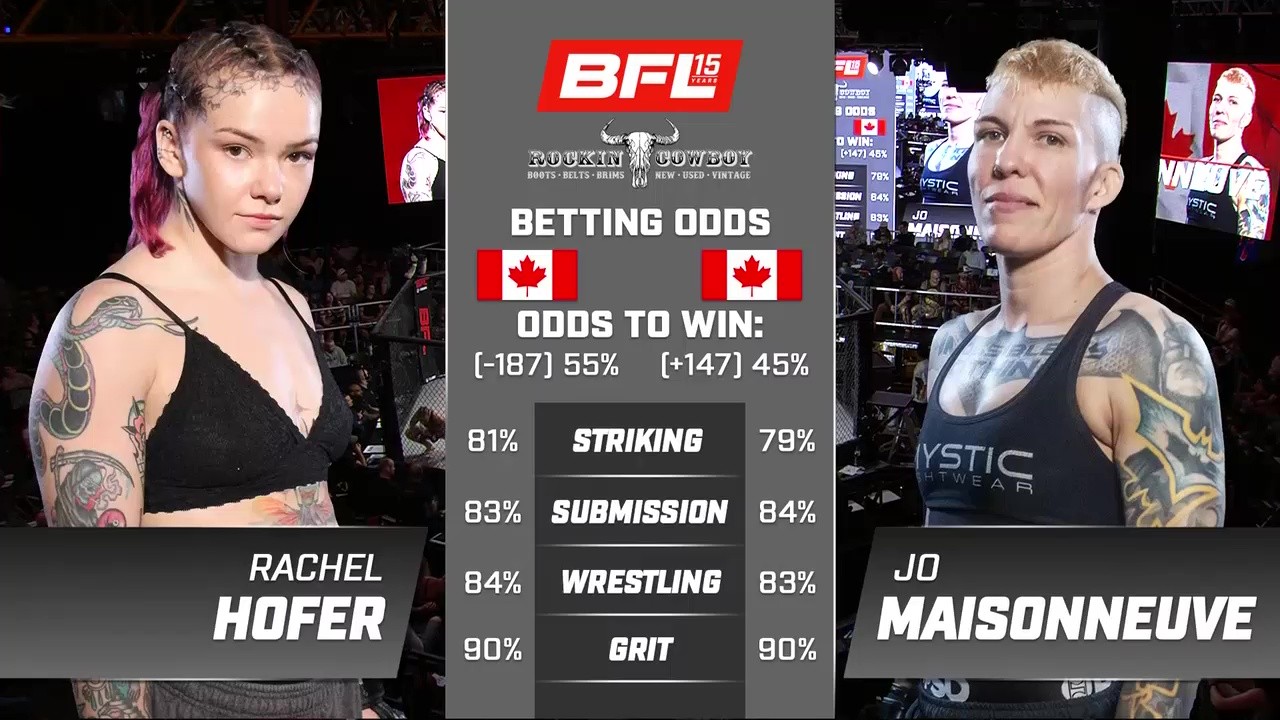 BFL 84 - Rachel Hofer vs Jo Maisonneuve - September 4, 2025