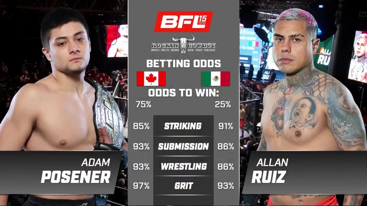 BFL 85 - Adam Posener vs Allan Ruiz - October 16, 2025