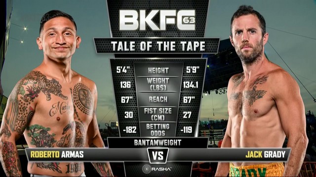 BKFC 63 - Roberto Armas vs Jack Grady - August 2, 2024