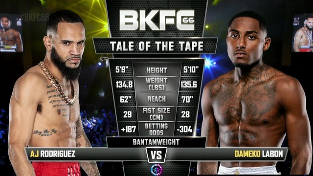 BKFC 66 - AJ Iriarte vs Dameko Labon - September 13, 2024