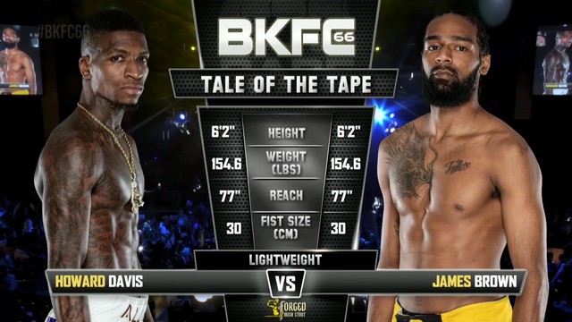 BKFC 66 - Howard Davis vs James Brown - September 13, 2024