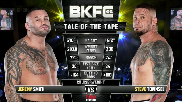 BKFC 66 - Jeremy Smith vs Stephen Townsel - September 13, 2024