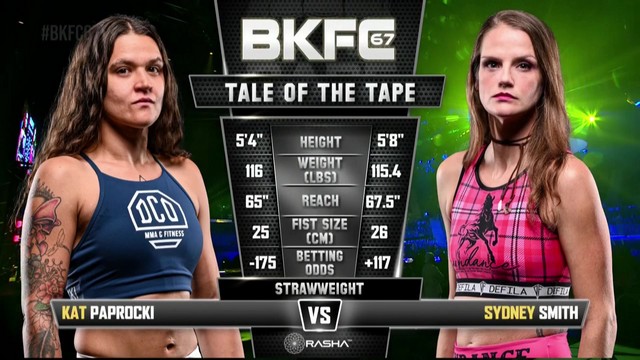 BKFC 67 - Kathryn Paprocki vs Sydney Smith - October 25, 2024