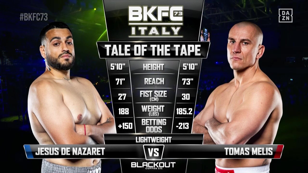 BKFC 73 - Tomáš Meliš vs Jesus De Nazaret - April 26, 2025