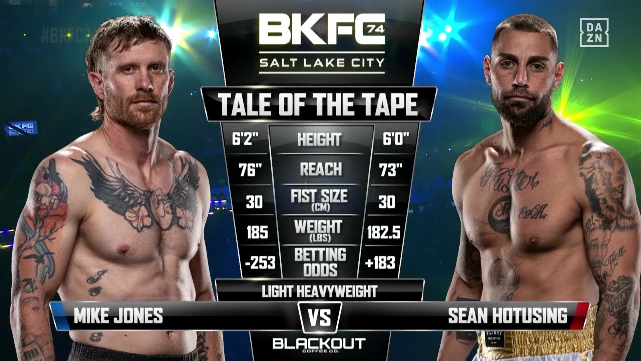 BKFC 74 - Mike Jones vs Sean Hotusing - May 10, 2025