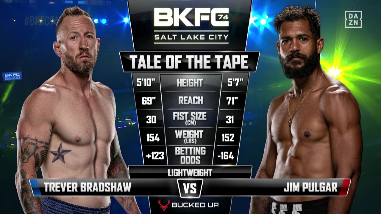 BKFC 74 - Trever Bradshaw vs Jim Pulgar - May 10, 2025