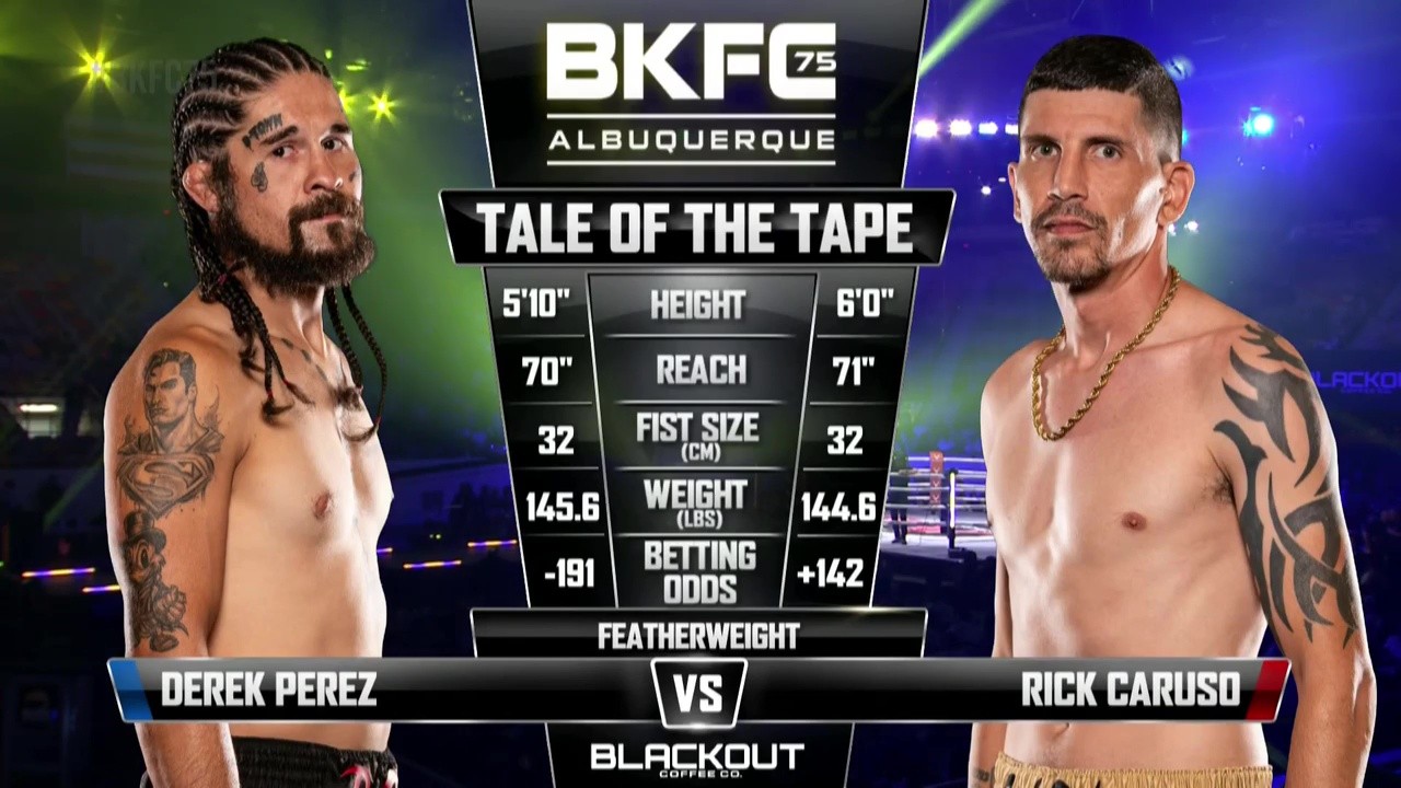 BKFC 75 - Derek Perez vs Rick Caruso - June 6, 2025