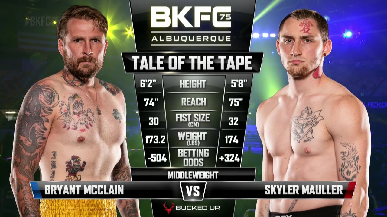 BKFC 75 - Skyler Mauller vs Bryant McClain - June 6, 2025