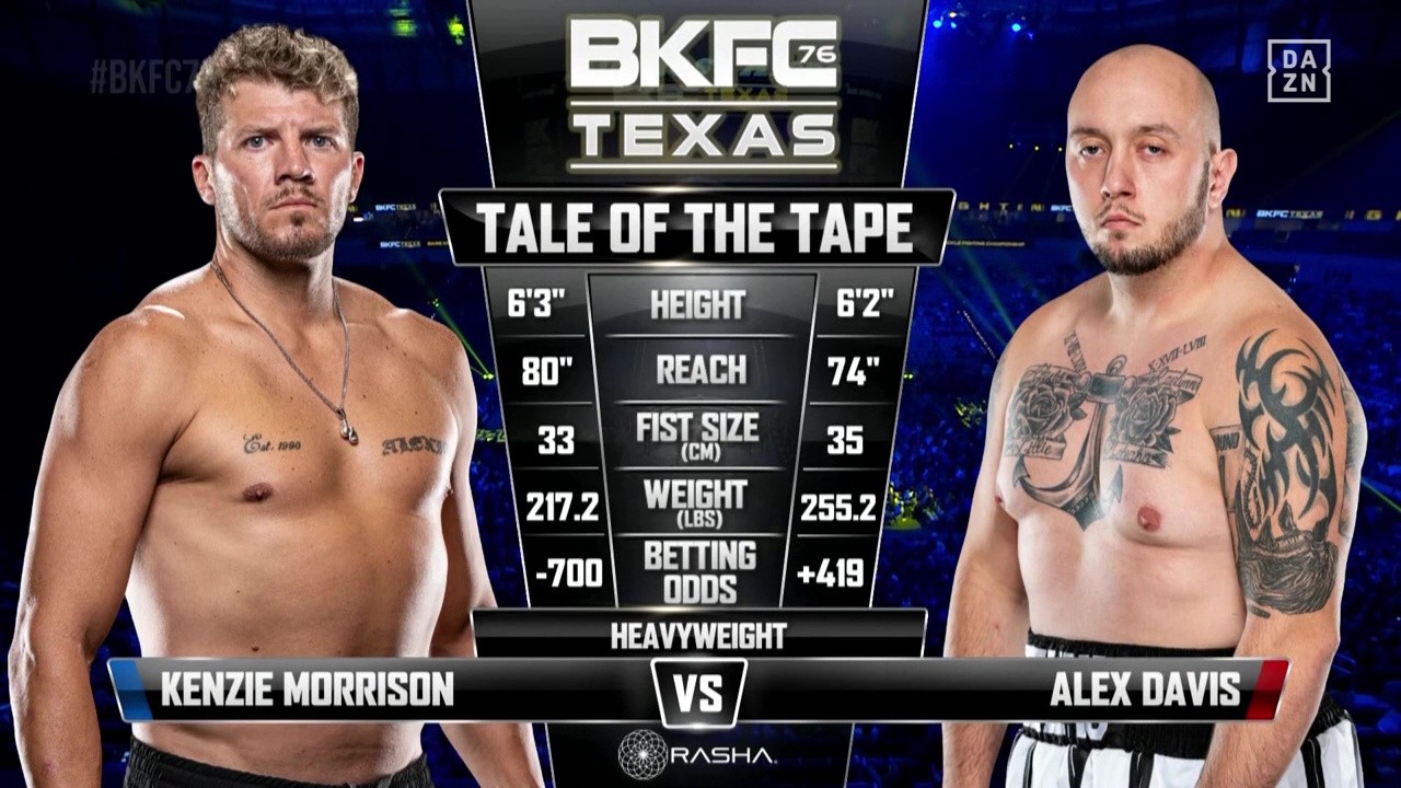 BKFC 76 - Kenzie Morrison vs Alex Davis - June 21, 2025