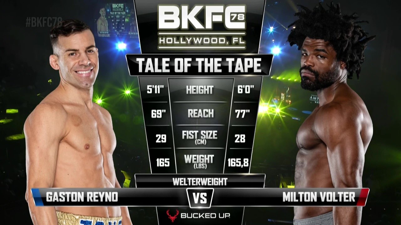 BKFC 78 - Gaston Reyno vs Milton Volter - July 12, 2025