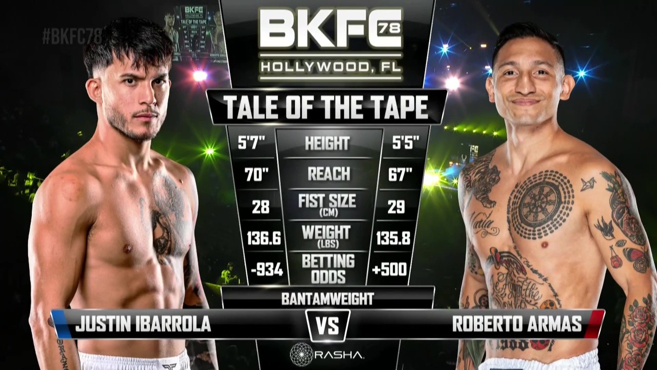 BKFC 78 - Justin Ibarrola vs Robert Armas - July 12, 2025