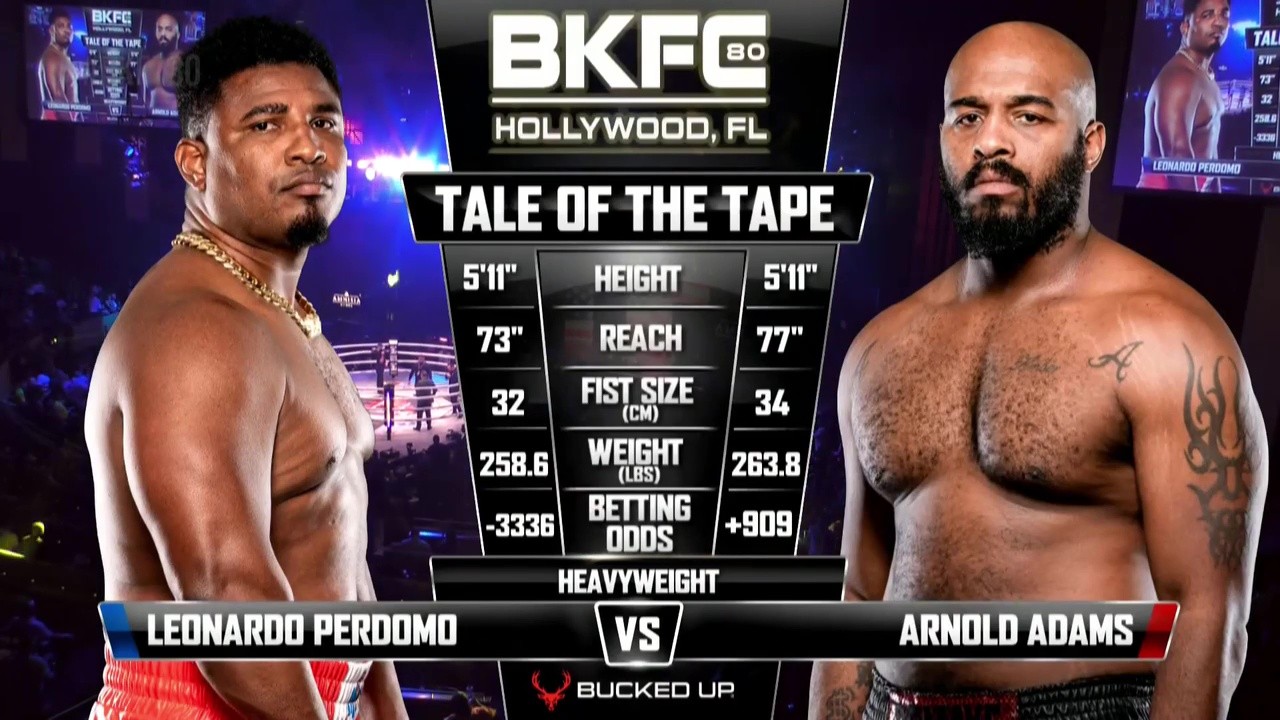 BKFC 80 - Leonardo Perdomo vs Arnold Adams - September 12, 2025
