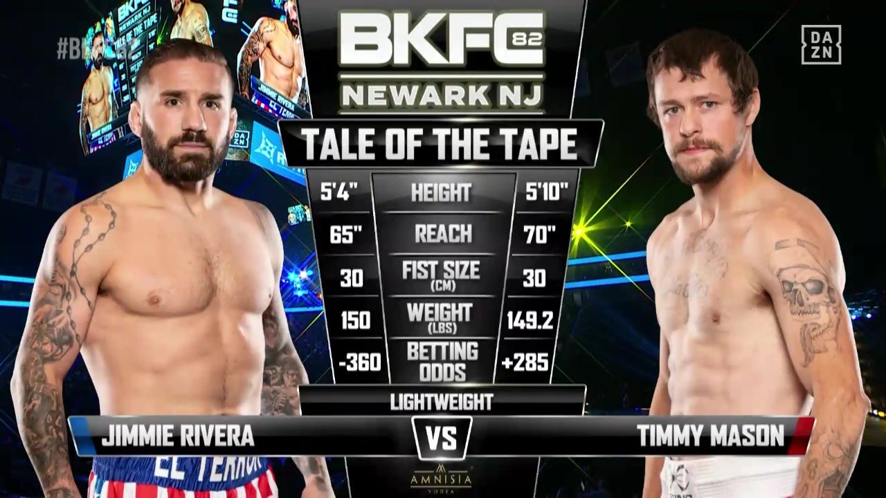 BKFC 82 - Jimmie Rivera vs Timmy Mason - October 4, 2025