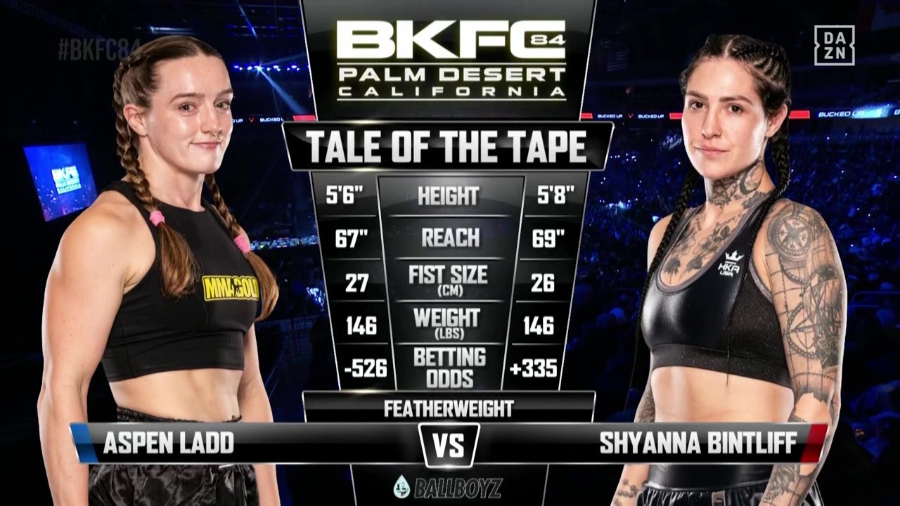 BKFC 84 - Aspen Ladd vs Shyanne Bitliff - November 15, 2025