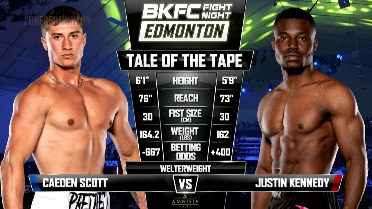 BKFC Fight Night - Caeden Scott vs Justin Kennedy - August 9, 2025