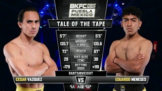 BKFC Fight Night - Cesar Vazquez vs Eduardo Meneses - MAY 24, 2024